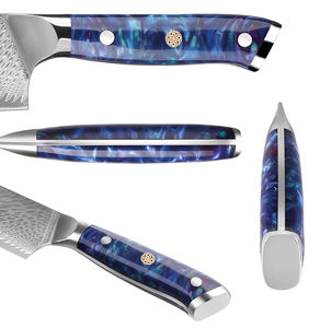 Cuchillo de Cocina de 7 Pulgadas con 67 Capas de Acero VG10 y Mango de Resina Azul - Product Image 2