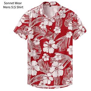 Camisa de Manga Corta con Estampado AOP para Hombre - Product Image 5