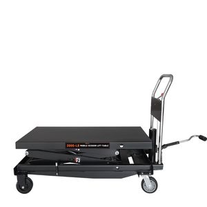 67\" Lifting Height 2200-lb Capacity Hydraulic Mobile Scissor <b>Lift</b> <b>Table</b> TMG-ALS10 - Product Image 6