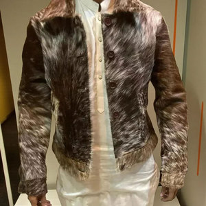Classic Genuine Leather Women And Men Wear Cowhide Leather <b>Jackets</b> New Turn-down Collar <b>Suede</b> Cowhide <b>Jackets</b> - Product Image 6