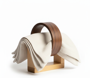 Anillo Porta Servilletas de Madera Moderno, Lujoso, Ecológico y Duradero para Decoración de Mesa en Bodas, Fiestas, Restaurantes y Hoteles - Product Image 5