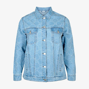 Veste en jean pour femme sur mesure OEM ODM, prix d'usine de haute qualité, confortable, élégante, décontractée, vêtements d'extérieur tendance, fabricant - Product Image 1