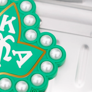 Pink Green 20 Pearls Luggage Tag <b>for</b> Women Decorative Beaded <b>Suitcase</b> Identification Label Travel Bag <b>Accessory</b> with Elegant - Product Image 3