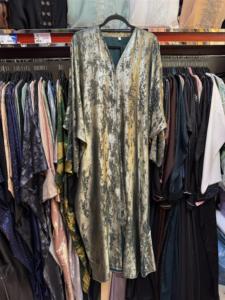 Best2026 Selling Kaftan Abaya Handmade Turkish Floor Length Long Sleeve V Neck Polyester Regular Fit Casual Evening Party <b>Flared</b> - Product Image 3