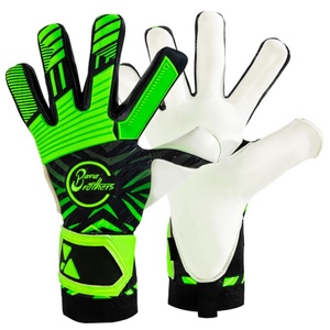 Guantes de Portero Blancos y Negros de Primera Calidad de Bana Brothers, Guantes de Fútbol Duraderos con Agarre Fuerte para Entrenamiento y Partido - Product Image 2