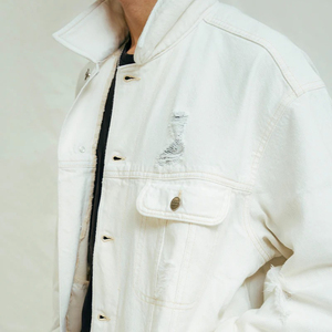 Men Denim <b>Jacket</b> Premium Casual Outerwear Men Denim <b>Jacket</b> With Durable Cotton Denim Fabric Comfortable Fit And Classic Design - Product Image 5