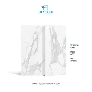 600x600mm/600x1200mm White Full Body Porcelain Tile Matt Rustic Tile for Indoor and Outdoor Floor and Wall Tile - Product Image 2