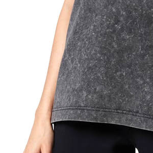 เสื้อยืดผู้หญิงทรงลำลอง ผ้าเจอร์ซีย์เนื้อแน่น ย้อมสีแบบแอซิดวอช ทรงปกติ 100% ผ้าฝ้าย ระบายอากาศได้ดี เป็นมิตรต่อสิ่งแวดล้อม แห้งเร็ว รับสกรีนโลโก้ OEM - Product Image 6