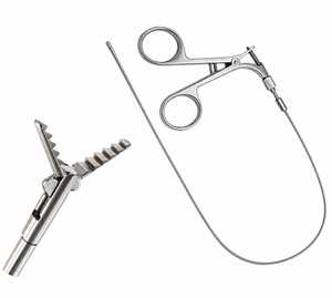 Juego de Instrumentos Quirúrgicos Ortopédicos para Artroscopia BSD, Pinza Flexible de 5Fr y 40 cm, Manual, Certificado CE ISO13485, Uso Hospitalario - Product Image 2