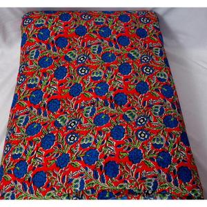 Tela de Algodón Estampada con Bloques Florales, Ligera, para Decoración del Hogar, Bolsos y Confección de Vestidos, en Metros, Tela de Algodón para Tapicería - Product Image 6