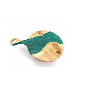 แผ่นตัดขนาดใหญ่ทำจากไม้และเรซิน สำหรับเนื้อสัตว์ ปลา และผัก - Product Image 4