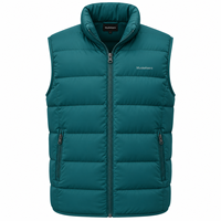 Gilet d'hiver pour homme en duvet, imprimé, personnalisé, à capuche, sans manches, veste d'extérieur, gilet softshell pour homme, motif
