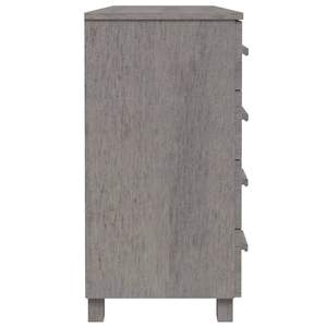 HAMAR Light Gray Solid Wood <b>Pine</b> <b>Sideboard</b> 44.5"x15.7"x31.5" - Product Image 5
