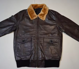 Chaqueta de Cuero Transpirable para Hombre, Talla XL, para Invierno, con Cuello Alto y Logotipo Frontal, Estilo Urbano, Servicio OEM - Product Image 3