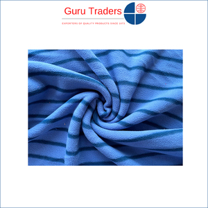 Oferta Especial en Manta de Lana Sintética Anti-Pilling a Rayas para Cama Individual, 100% Poliéster, Personalizada, de Fabricante de Origen Indio, para Todas las Temporadas - Product Image 4