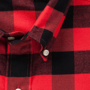 Chemises en flanelle pour hommes 2026, vente chaude, écologiques, personnalisées, doublure silencieuse, 100 % coton, manches longues, poches insérées, style urbain, satin - Product Image 2