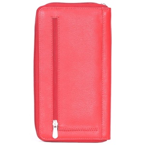 กระเป๋าสตางค์ใส่บัตรเครดิตหนังแท้มินิมอลสำหรับผู้หญิงที่ทนทานและมีสไตล์กระเป๋าถือมีซิปปิด - Product Image 1