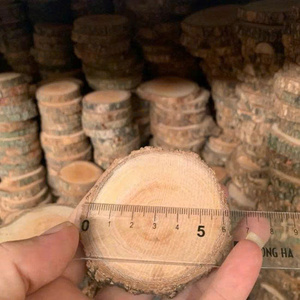 HOT SELLING Premium Sustainable <b>Wooden</b> <b>Slice</b> Coaster High Quality Trending Modern Drinkware Protection Bulk - Product Image 2