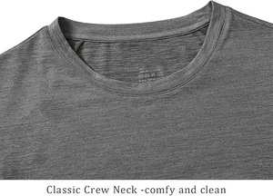T-shirt côtelé 100 % coton personnalisé pour homme, coupe droite, style streetwear, grammage régulier, coupe courte et ample, tricoté - Product Image 5