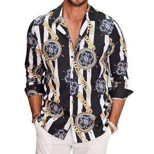 Camisas Hawaianas de Verano para Hombre, Estilo Playa, Personalizadas al por Mayor, Tejido Satinado de Secado Rápido, Ecológicas, Manga Corta - Product Image 1