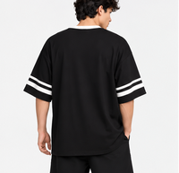 Vente en gros d'usine, maillot de football personnalisé avec nom et numéro pour hommes, t-shirt surdimensionné, streetwear, tee-shirt ample