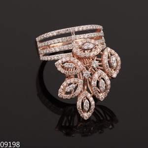 Anillo de Compromiso y Boda de Oro Sólido de 14K para Mujer con Diamante de Corte Brillante Cultivado en Laboratorio con Certificación IGI VVS, Joyería Nupcial de Lujo - Product Image 5