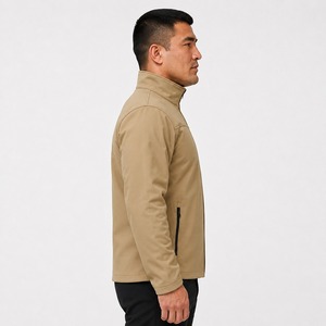 Blouson Softshell Homme d'extérieur Automne Hiver Chaud Coupe-Vent Entièrement Zippé Décontracté Rembourré Respirant Imperméable - Product Image 3