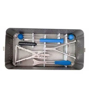 Instruments de chirurgie maxillo-faciale en acier inoxydable de qualité supérieure, ensemble complet avec micro-plaques en forme de T de qualité allemande - Product Image 4