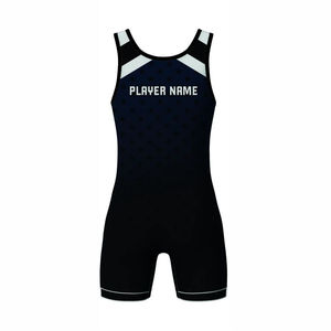 Combinaison de lutte personnalisée par sublimation pour hommes, tenue d'équipe professionnelle, séchage rapide, respirante, combinaison de musculation, uniforme avec logo personnalisé - Product Image 6