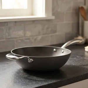 High on Demand Nitrile Series Non Stick <b>Cast</b> Iron Frypan 24 Cm For Kitchen Cooking <b>Pan</b> for Daily Kitchen Use - Product Image 4