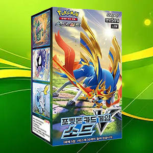 Boîte de boosters de jeu de cartes à collectionner Pokémon Sword v Expansion, collection de cartes Pokémon coréennes d'anime, best-seller - Product Image 5