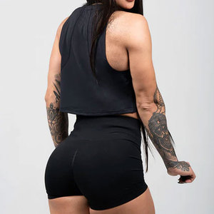 Camiseta Deportiva para Mujer, 100% Algodón, Alta Calidad, Corte Ajustado, Elástica, Transpirable, Secado Rápido, Tejido Jersey para Verano - Product Image 6
