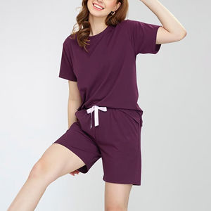 Tissu jersey 100 % coton OEM/ODM pour femme, coupe courte, logo personnalisé imprimé en sérigraphie, broderie vintage, épaules tombantes, style streetwear - Product Image 3