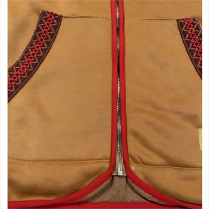 Chaqueta de lana sherpa para mujer con cremallera, cuello alto, ropa de abrigo de invierno, abrigo informal con estampado en relieve - Product Image 3