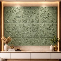 Panneau mural 3D contemporain HDHMR en MDF 25 mm, motif décoratif gravé haute densité, couleur personnalisée, fait main, fonctionnel