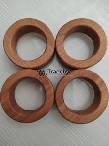 Anneau de serviette en bois classique de designer, écologique, durable, fait main, largeur 2,5 cm, décoration de table à manger, hôtel haut de gamme, mariage - Product Image 2