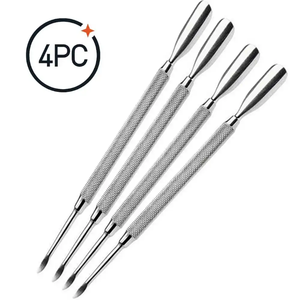 Empujador de Cutículas de Acero Inoxidable Reutilizable de Doble Uso de Alta Calidad, Ligero, con Logotipo Personalizado, Servicio OEM/ODM, 8 Piezas - Product Image 3