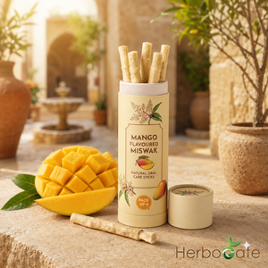 Palillo Dental Herbal Miswak con Sabor a Mango Dulce para Dientes Más Limpios, Encías Saludables y Frescura Duradera - Product Image 1