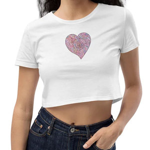 Wholesale Top Trendy Lightweight Best Service Breathable Slim Fit Crew Neck Reasonable Price Custom Logo Printed Women Crop Top - Product Image 1