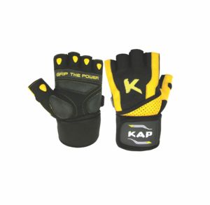 Guantes de Levantamiento de Pesas con Agarre Potente, Soporte Seguro para Muñecas, Palma Acolchada, Transpirables, para Entrenamiento, Gimnasio, Fitness y Ejercicio - Product Image 1