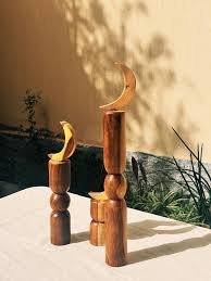 Décoration de table islamique en bois artisanal en forme de croissant de lune pour le Ramadan, centre de table Eid Mubarak, ornement de fête musulmane pour la maison - Product Image 6