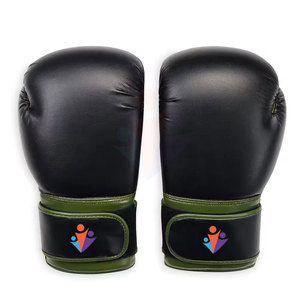 Gants de boxe en similicuir de haute qualité, les plus vendus, pour l'entraînement sportif en extérieur, ajustables avec fermeture, design personnalisable - Product Image 3