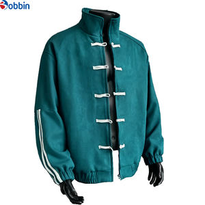 Blouson matelassé d'hiver tendance pour homme – Nouveau produit phare – Col montant, boutons plats, coupe ample avec poches - Product Image 5