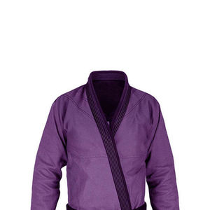 Kimono de BJJ Morado, 100% Algodón, Corte Regular, Unisex para Adultos, Ropa de Artes Marciales, Estilo Liso Teñido, Duradero - Product Image 4