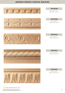 Molduras Decorativas Modernas de Madera Sólida para Pared, Tiras de Cierre para Paredes de Hoteles, Líneas Decorativas, Ecológicas y Personalizables - Product Image 6