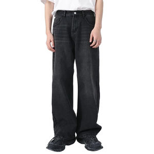 กางเกงยีนส์ทรงตรงสำหรับผู้หญิงไซส์ใหญ่ แบบสวมใส่สบาย ระบายอากาศได้ดี เหมาะสำหรับฤดูหนาว รับผลิตแบบ ODM พร้อมบริการ OEM - Product Image 1