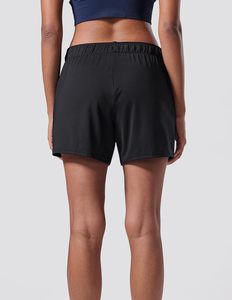 Pantalones Cortos de Algodón para Mujer, Cintura Media, Tejido Elástico, Casuales, para el Hogar, Transpirables, Ecológicos, de Secado Rápido, para Verano - Product Image 5