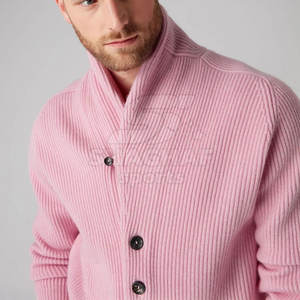 Cardigan pour homme en tricot doux, style boutonné, décontracté, streetwear, mode hiver quotidienne - Product Image 5