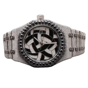 Luxury Mechanical Fashion Diamond Moissanite Sapphire Crystal Ceramic <b>Case</b> Stainless Steel Men's <b>Watches</b> High Quality Indian - Product Image 1