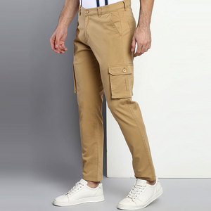 Pantalon Cargo Décontracté en Toile pour Homme, Séchage Rapide, Respirant, Multi-Poches, Qualité Supérieure, 100% Coton, Vente Chaude en Gros - Product Image 2